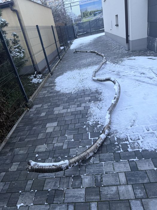 Daszek  kominowy +podstawa+rura spalinowa 80