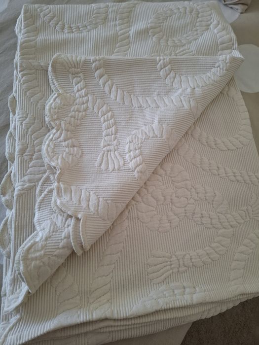 2 Colchas de cama individual em algodão