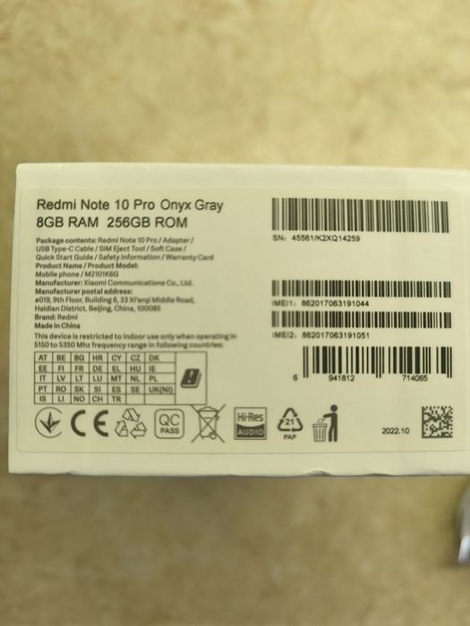 Продам смартфон редмі редмі нот 10 про 8  256  в  гарному стані