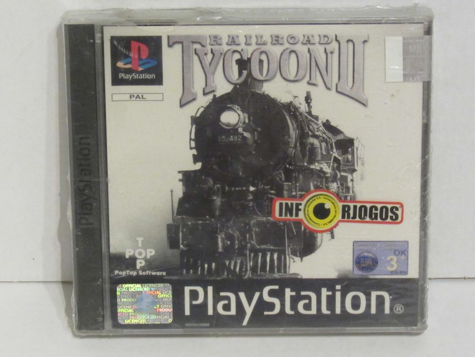 Jogo Playstation PS1 PSX Railroad Tycoon II novo selado