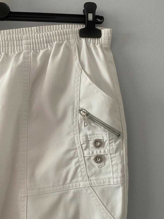 Soyaconcept Spodnie damskie rybaczki 3/4 duże szerokie nogawki XXL