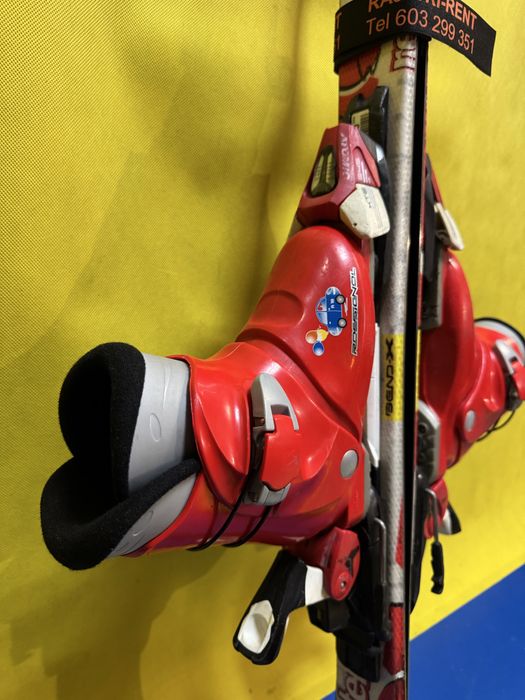 Zestaw/Komplet/Pakiet-Narty 110 + Buty 20cm + Kask gratis RAJSKIRENT