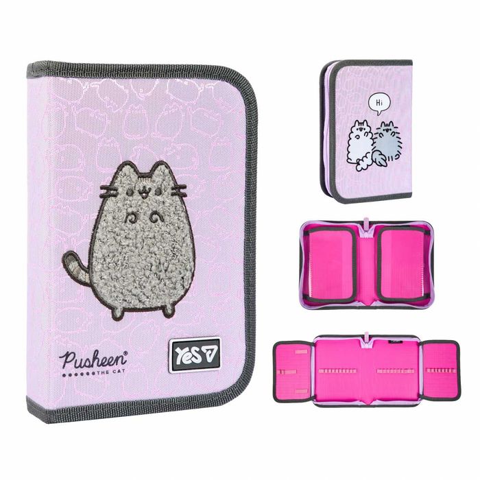 Набір шкільний Yes Pusheen (рюкзак каркасний ,сумка,пенал)