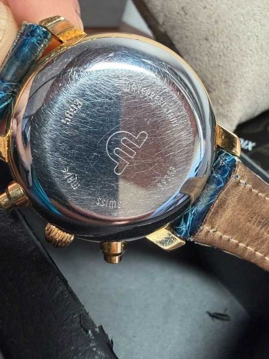 Relógio cronógrafo automático de luxo vintage Valjoux da Maurice Lacroix
