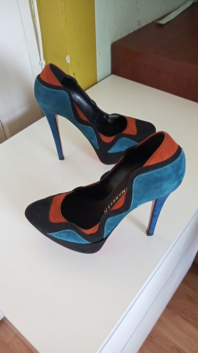 Wloskie szpilki skorzane rozm 37