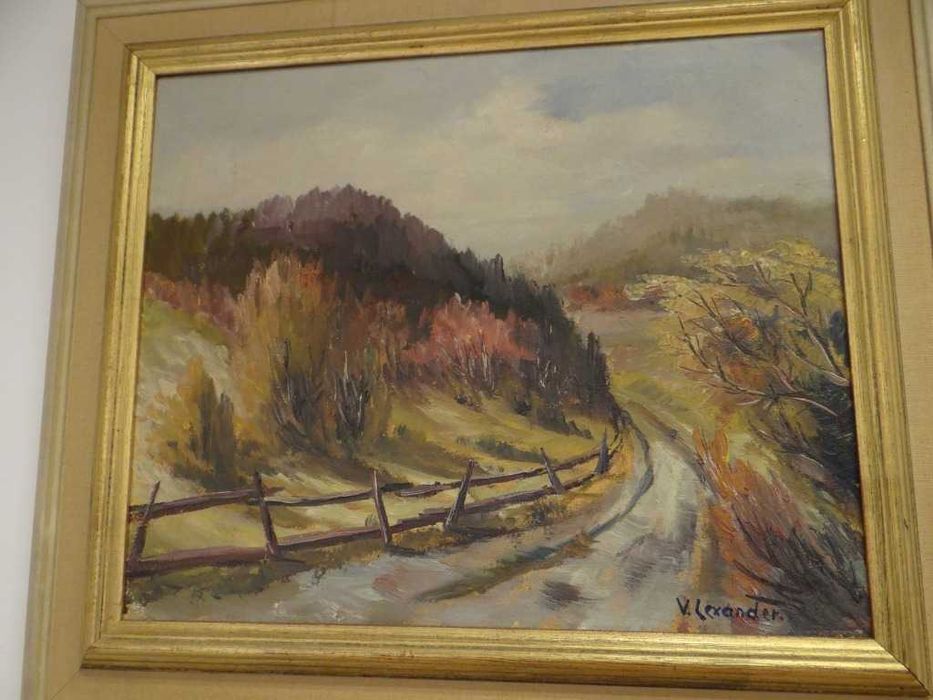 Obraz, olejny piękny ,,Droga "