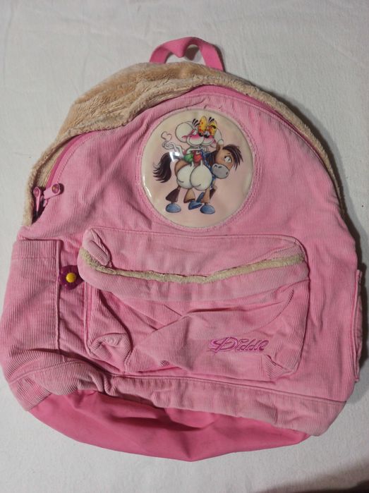 Розовый рюкзак для девочки подростка 40х37 см