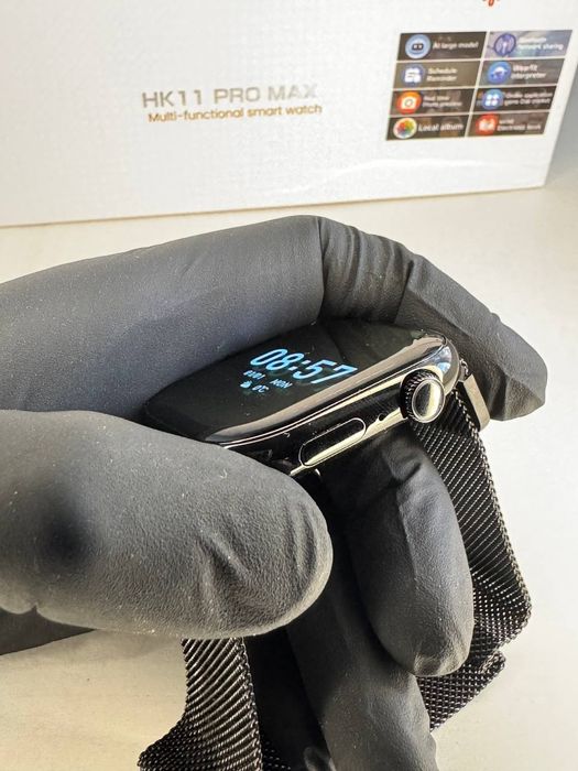 Смарт-годинник HK11 Pro Max AMOLED 46 мм | Дзвінки | 2GB памʼяті