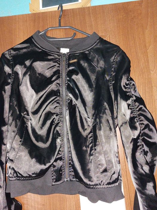 Satynowa bomberka rozmiar M/L
