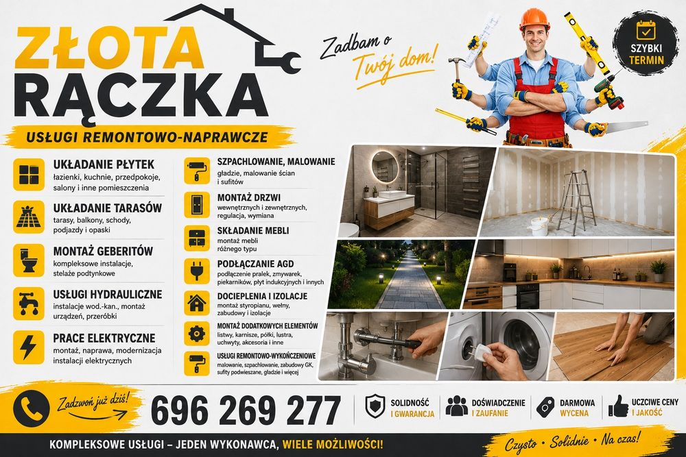 ZŁOTA RĄCZKA do twojego domu i ogrodu