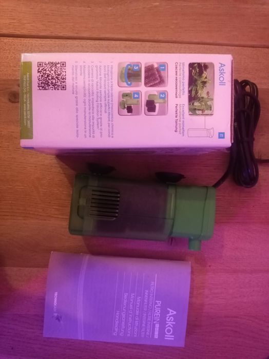 Askoll Pure in S NOWY filtr wewnętrzny