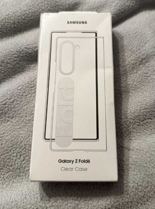 Оригинальные фирменный чехол Samsung Galaxy Z Fold 6 Clear Case