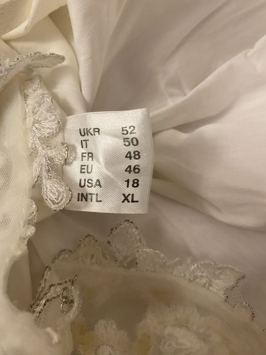 Свадебное платье 52р.