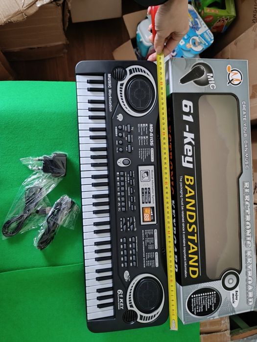 Дитяче піаніно пианино синтезатор USB юсб зарядка мікрофон микрофон
