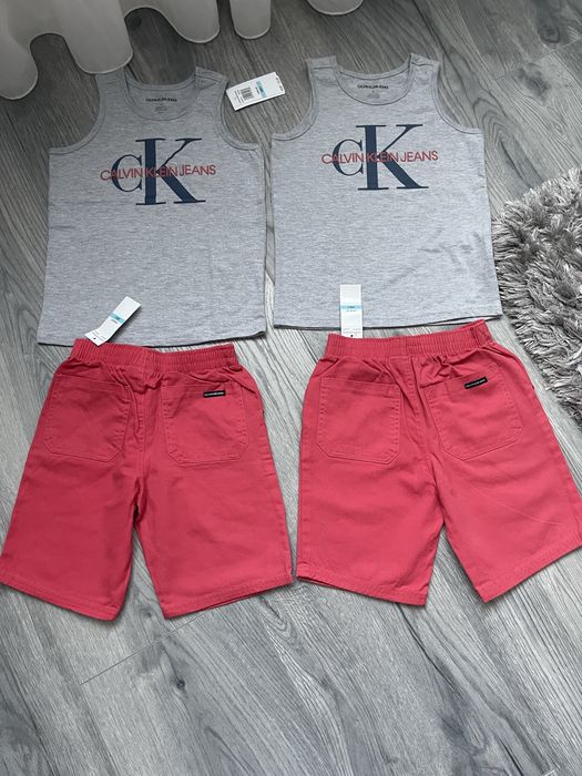 Дитячий костюм (майка, шорти), Calvin Klein, розмір на 5 років (110 см), НОВИЙ.