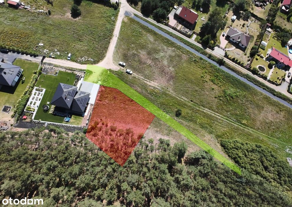 Działka przy lesie 1288 m² • Przytok • Nowa droga 2027 - Widok 2