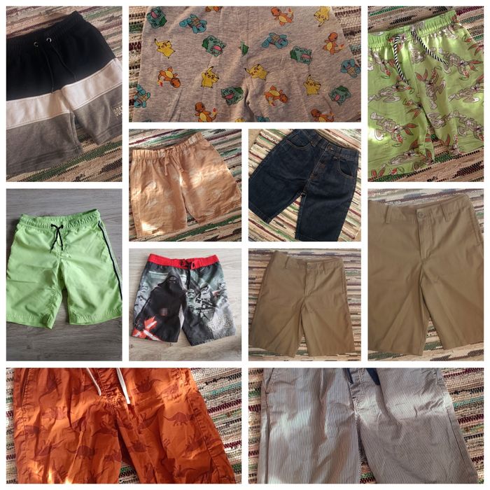 Spodnie chłopięce krótkie szorty 128/134/140