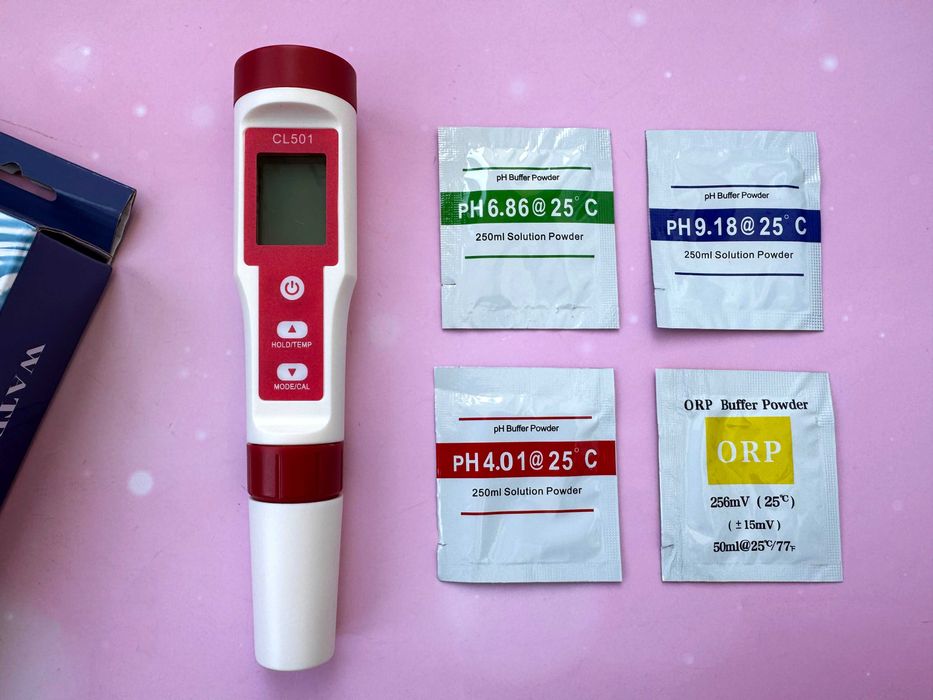 Профессиональный pH-метр + хлорметр