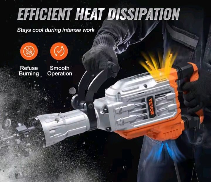 Martelo Demolidor Profissional 3500W 60J 220V