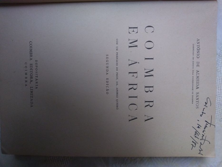 Coimbra em África, de Almeida Santos