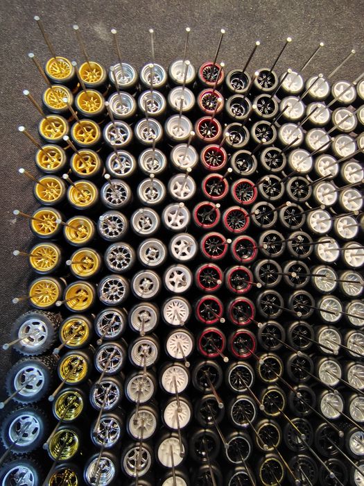 Gumowe kółka do autek Hot Wheels 1:64