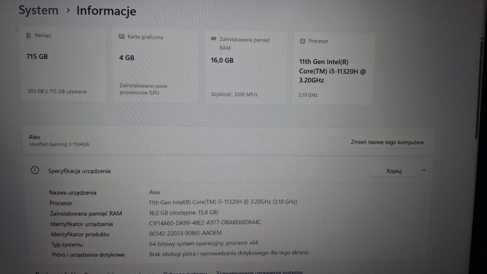 Lenovo ideapad gaming 3