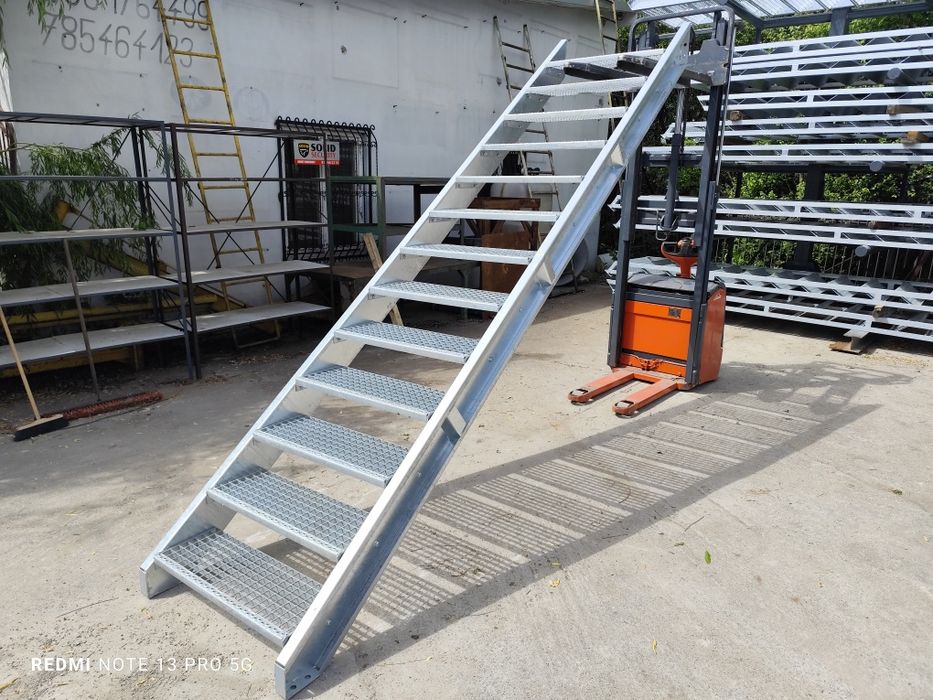 Schody krata wema wejście na 244cm loft 12 stopni