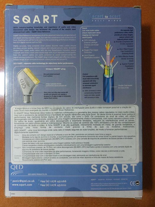 Cabo Interligação scart QED