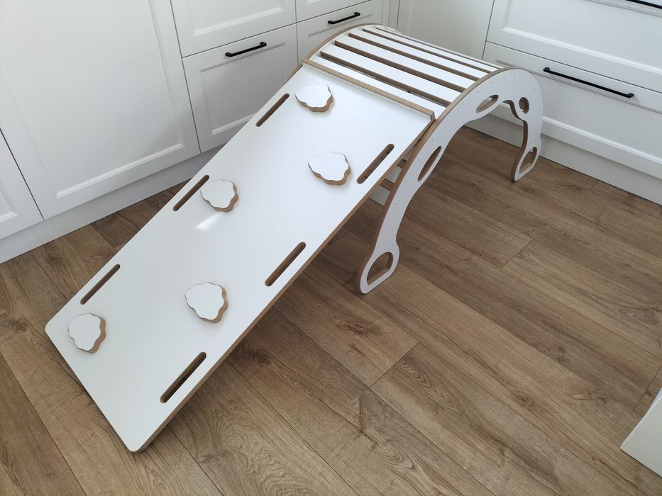 DUŻY bujak montessori + DUŻA zjeżdżalnia CHMURKI