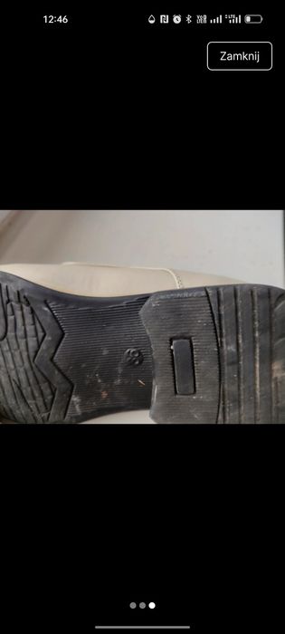 Jasne buty chłopięce 36 eleganckie