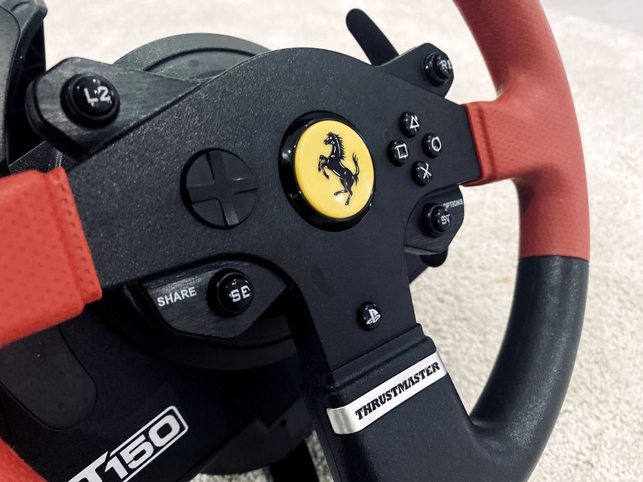 Thrustmaster T150 Ferrari Racing Wheel with Force Feedback – PS3 / PS4 / PS5 / PC64553311281281122