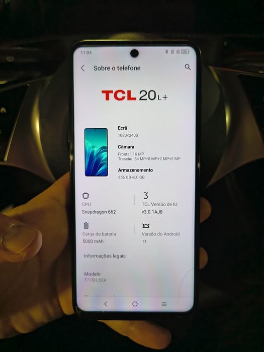 Tcl 20l+ 6/256gb