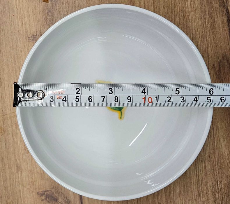 Komplet sałatkowy Lubiana z motywem liścia