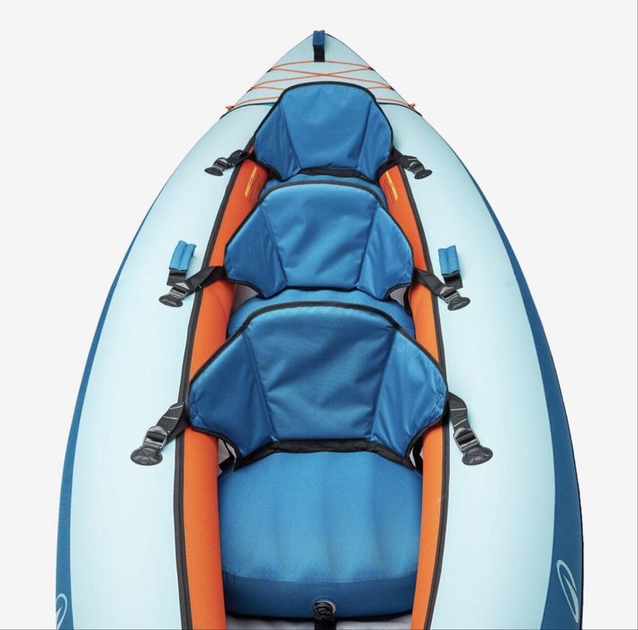 Надувний каяк Decathlon 100 Essential, 2–3-місний, комплект