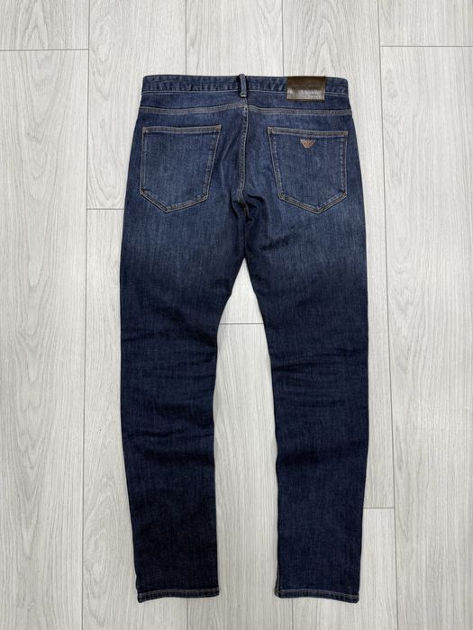 Emporio Armani джинси темно сині класичні джинсы армани AX 31/32