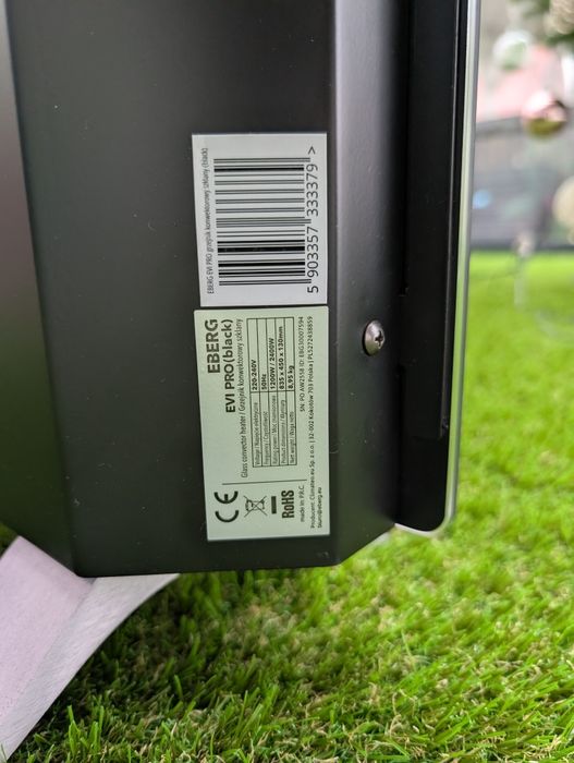 Grzejnik elektryczny szklany EVI PRO 2400W energooszczędny konwektor +