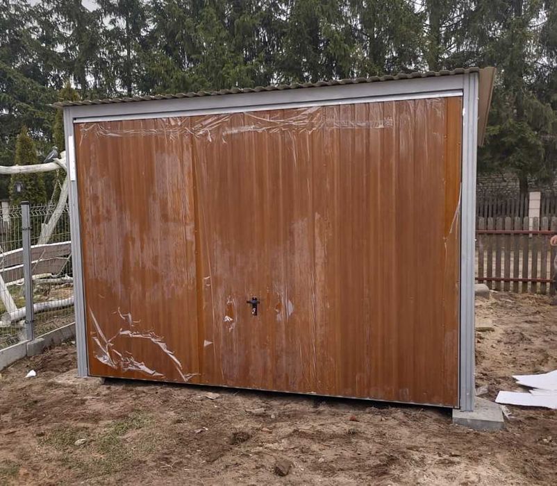 Garaż blaszany 3x5 PRODUCENT Konstrukcji Stalowych
