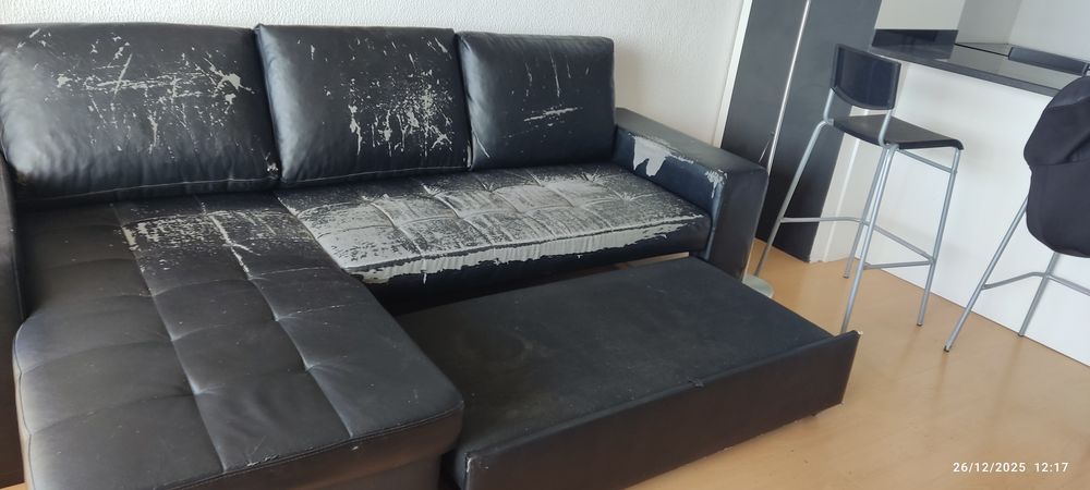 Sofá cama IKEA de canto