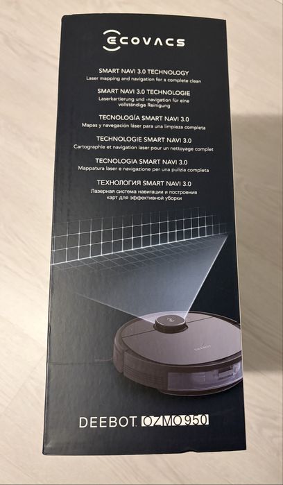 Robot Aspirador com Mopa Ecovacs Deebot Ozmo 950