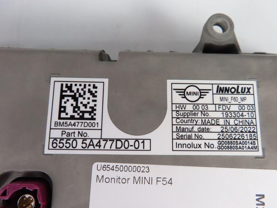 Monitor / Display Central Mini Mini Ref: 65505A477D0