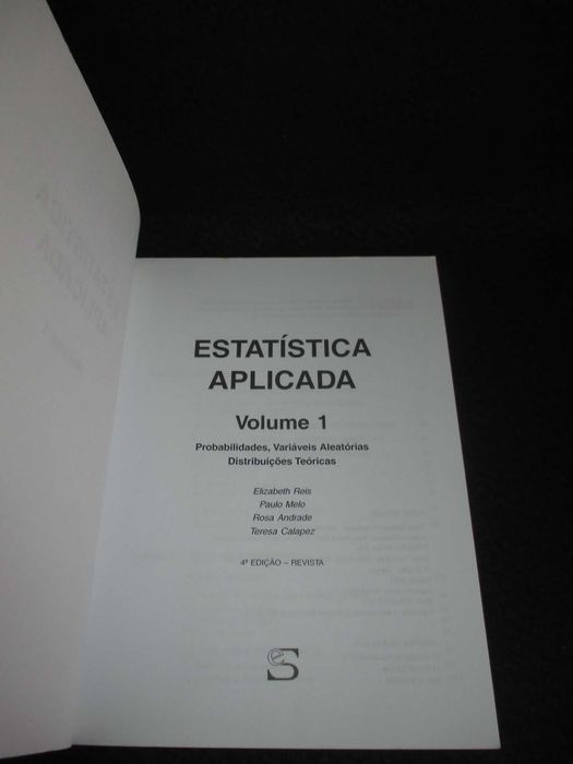 Livros Estatística Aplicada Elizabeth Reis 2 Volumes