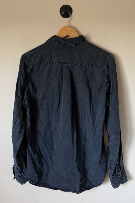 Outdoorowa koszula a'la jeansowa ekologiczna z lyocellu S (small) H&M