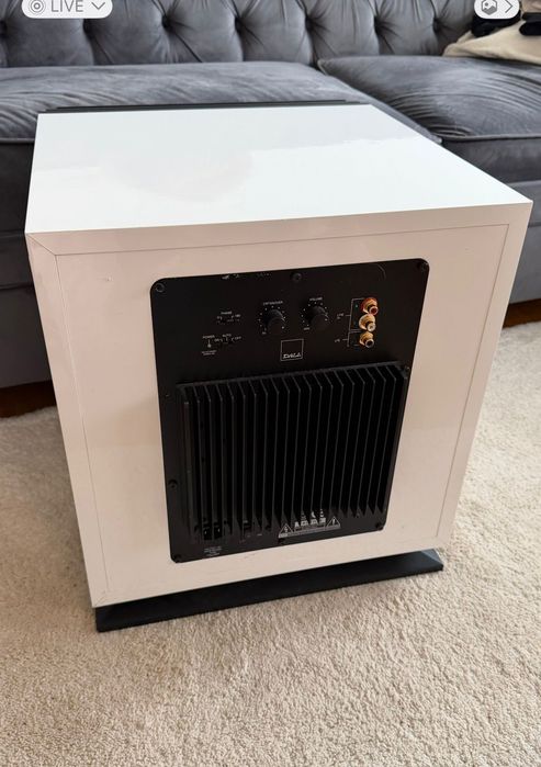 Mocny subwoofer  Dali ikon sub mk2 ! Mocarz  biały piękny
