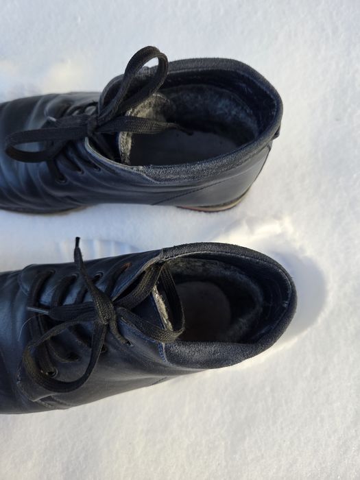 Зимові шкіряні чоловічі ботинки