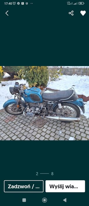 BMW r100rs Dniepr Ural projekt do dokończenia