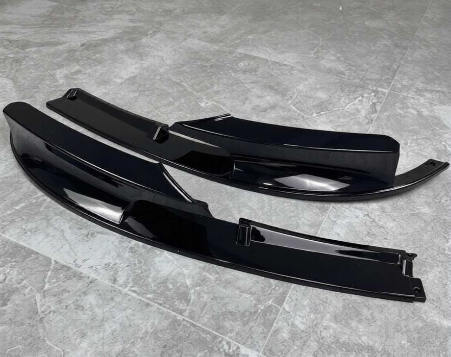 Lip frontal para choques preto brilhante BMW série 3 F30 F31 Pack M 2011-2019