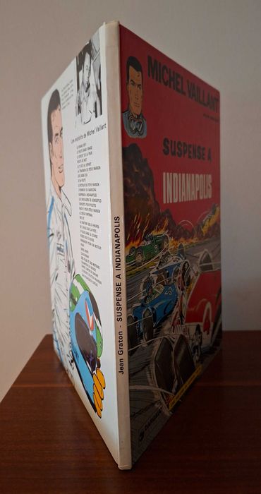 Álbum de Michel Vaillant em francês "Suspense a Indianapolis "