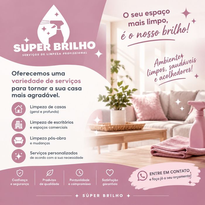 serviços de limpeza