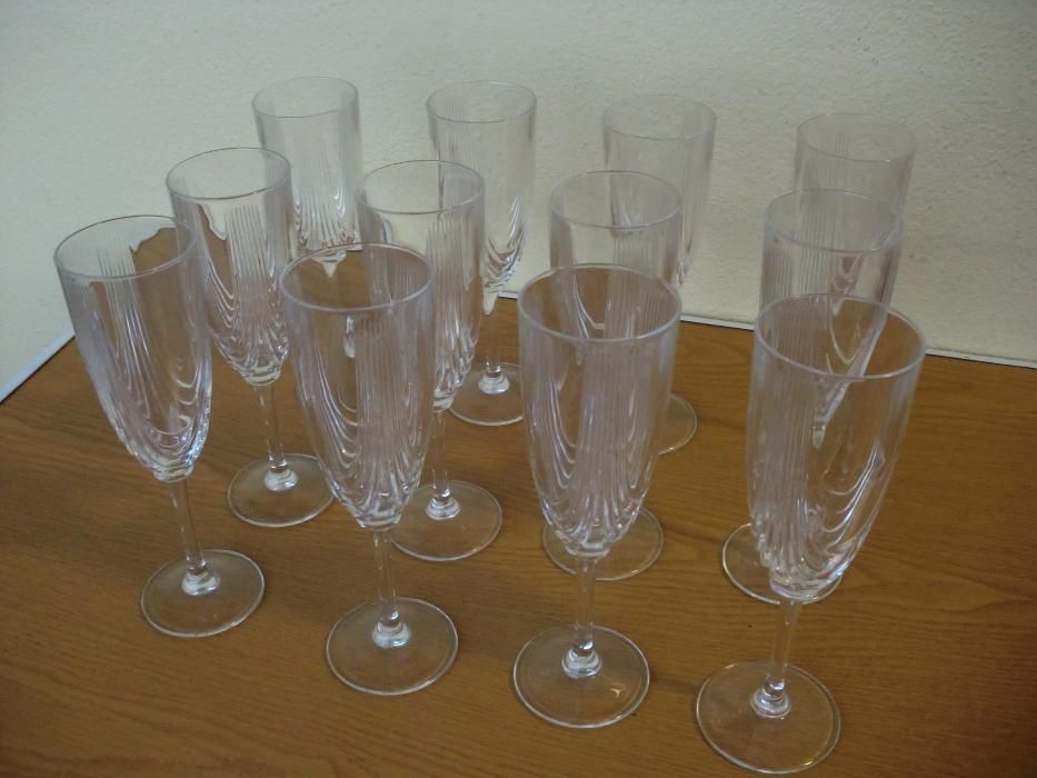 Conjunto 12 copos de champanhe