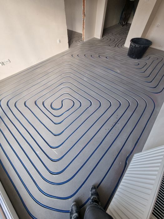 Frezowanie pod ogrzewanie podłogowe